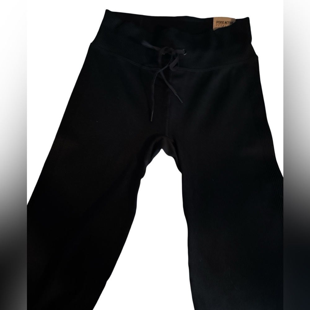 PINK Victoria's Secret Black hight waist Full Length Jogger - Picture 4 of 4